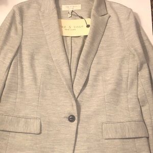 Rag & Bone Lexi Blazer Charcoal Size 10